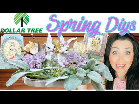 NEW Dollar store Spring DIYs & crafts 2024 to get you ready for warmer weather!