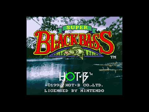 Super Black Bass SNES Full Playthrough on the Super NT by Analogue