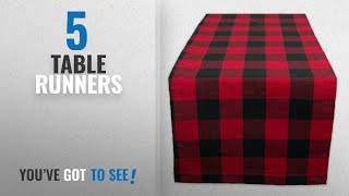 Top 10 Table Runners [2018]: DII 14x72 Cotton Table Runner, Red and Black Buffalo Check - Perfect https://clipadvise.com/deal/