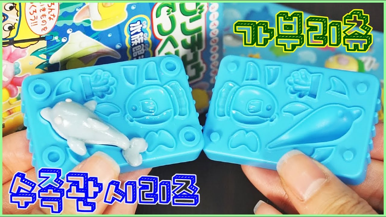 포핀쿠킨 가부리츄 수족관 시리즈 가루쿡 미니어쳐 돌고래 만들기 Popin Cookin Cooking Gaburichu Aquarium ガブリチュウでつくろう 水族館シリーズ