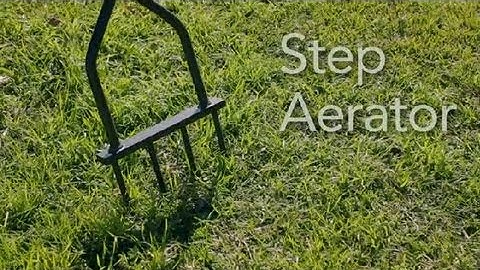 How to Use a Step Aerator : Garden Tool Guides