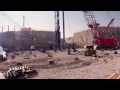 SLC Terminal Construction B-Roll (Pile Driving)