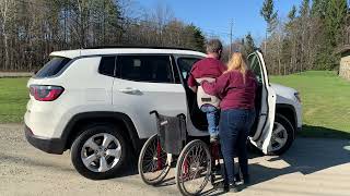 Multi-Lift with Speedy-Bar in 2017-Present Jeep Compass (Exiting, Exterior View)