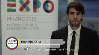 Ambassador Expo Milano 2015 Ricardo Kaka eng