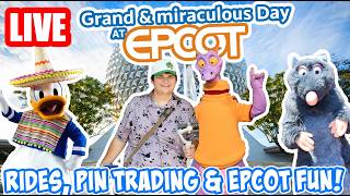 🔴Live: Grand & Miraculous Night at EPCOT - Rides, Updates & More- Disney World Livestream