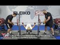 World Sub-Junior Record Bench Press with 98.5 kg by Juuli Kostian FIN in 63kg class