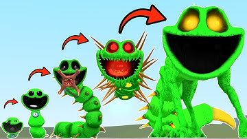 NEW EVOLUTION OF WORMZILLA FORGOTTEN SMILING CRITTERS POPPY PLAYTIME 3 In Garry