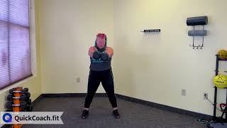 Kettlebell Ski Swing | Exercise Demo | Coaching Software | QuickCoach