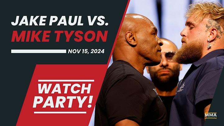 🔴 Jake Paul vs. Mike Tyson LIVE STREAM | Watch Party & Results | MMA Fighting