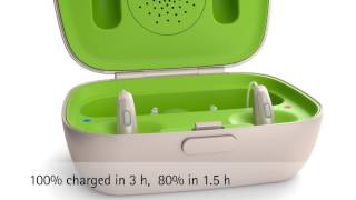 How to charge Phonak Audéo B-R hearing aid with the Phonak Charger Case