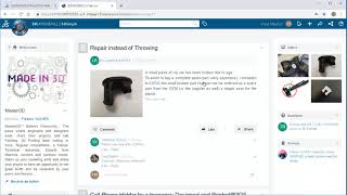 How to get into the madein3d community