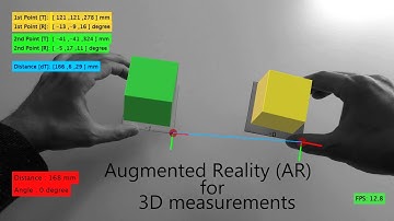 Augmented Reality (AR) for accurate 3D measurement. #AR #VR #Apriltag #3D #Measurement