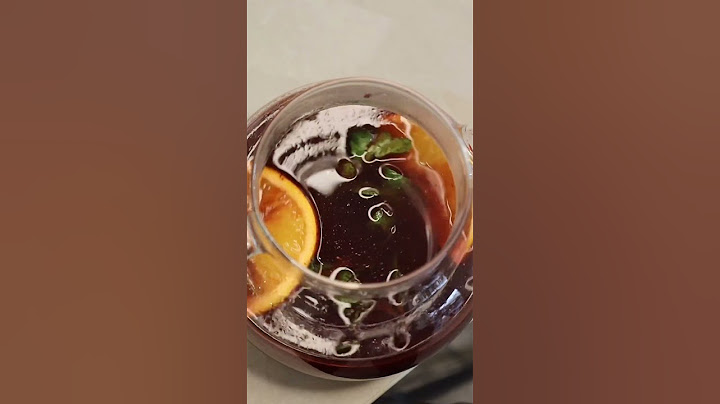 чай с клюквой и апельсином
