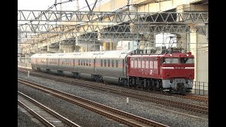【OM出場】 EF81-139+E26系6両 赤羽～尾久通過