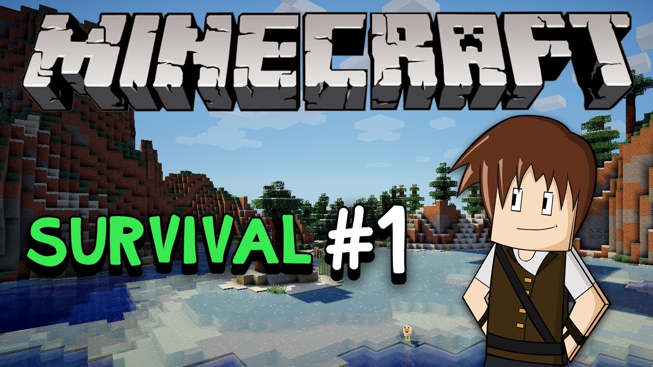 ✓ COMO JOGAR MINECRAFT e sobreviver a PRIMEIRA NOITE! - TUTORIAL