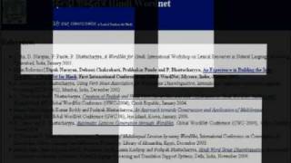 HINDI WORDNET AND ASSOCIATED SOFTWARE PROGRAMS