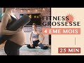 Fitness grossesse 4eme mois   total body 25 min