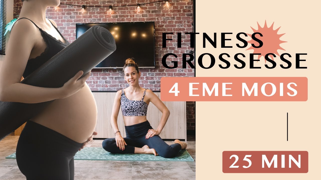 Fitness grossesse 4eme mois   Total Body 25 min