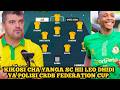 Kikosi Cha YANGA Kinachoanza Leo Dhidi Ya POLISI TANZANIA Mechi Ya CRDB FEDERATION CUP 2025 2026