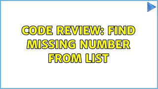 Celebrity Code Review: Find missing number from list (5 Solutions!!) Net Worth