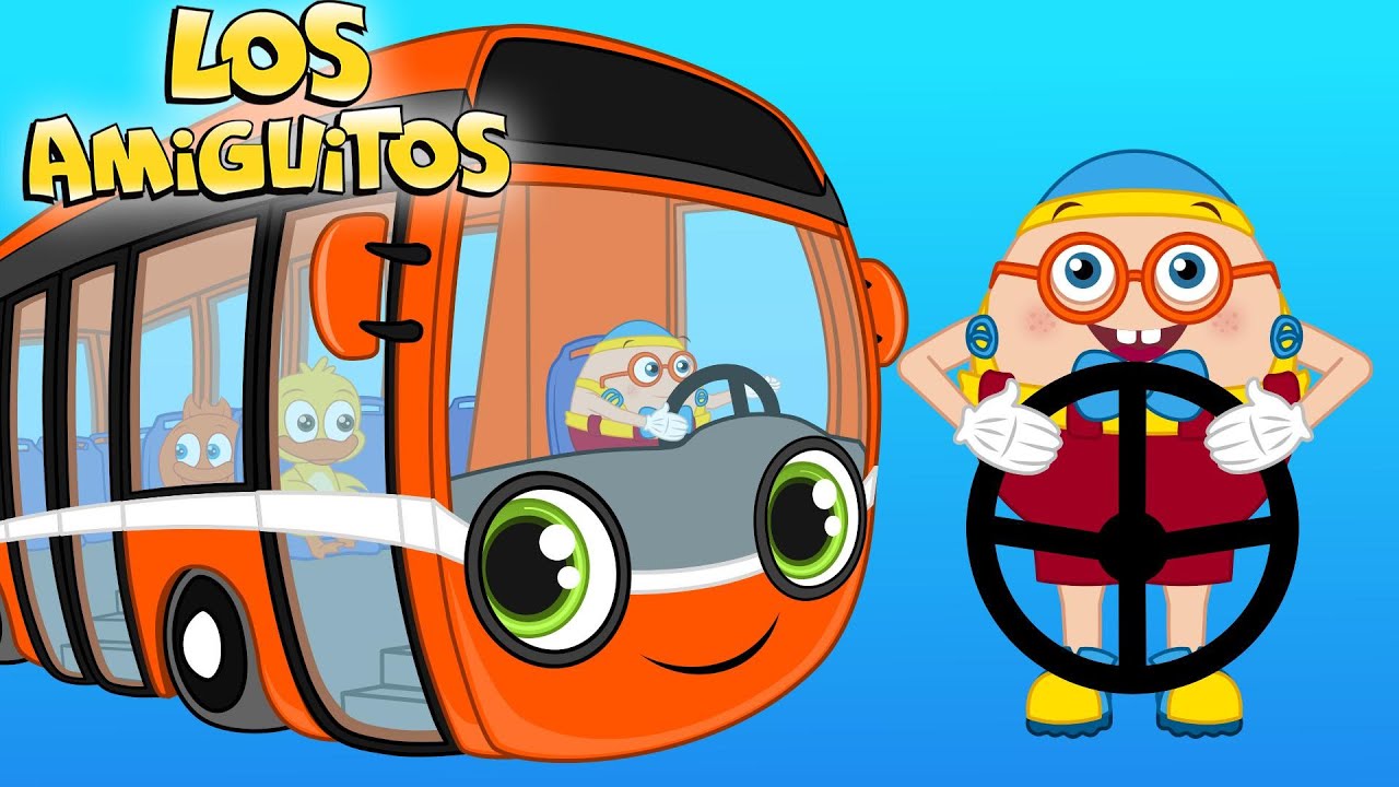 Mira Que Viene el Autobús (NUEVO) Cancion İnfantil | Los Amiguitos Canciones Infantiles