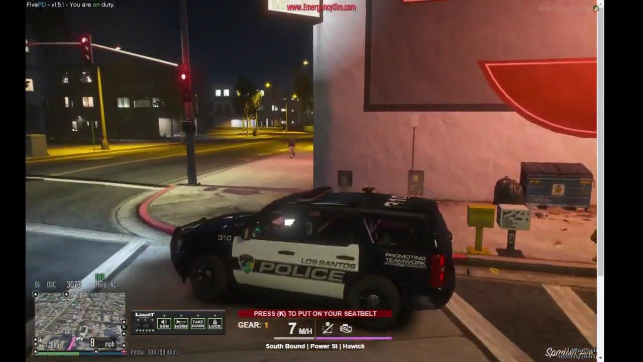 FIVEM FIVEPD DETECTIVE MIKE HAWK ON DUTY LSPD YouTube