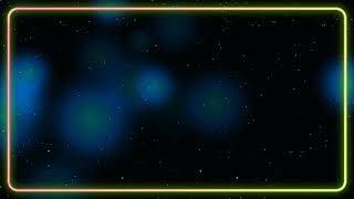 Neon Cosmic Frame & Stardust | 4K UHD 60FPS Animated Background | 2 Minutes