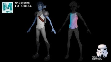 Easy 3D Character Modeling in Maya - Part 8 - Shirt by QuadDraw