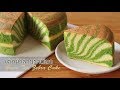 เค้กม้าลายชาเขียว green tea zebra cake l ครัวป้ามารายห์