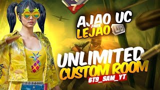 🔴 PUBG MOBILE CUSTOM ROOM LIVE 🔥 | UC &amp; CASH GIVEAWAY 🎁 | ROOM ID &amp; PASSWORD 💥 | 6T9 SAM YT