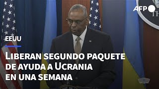 EEUU libera segundo paquete de ayuda a Ucrania en una semana | AFP