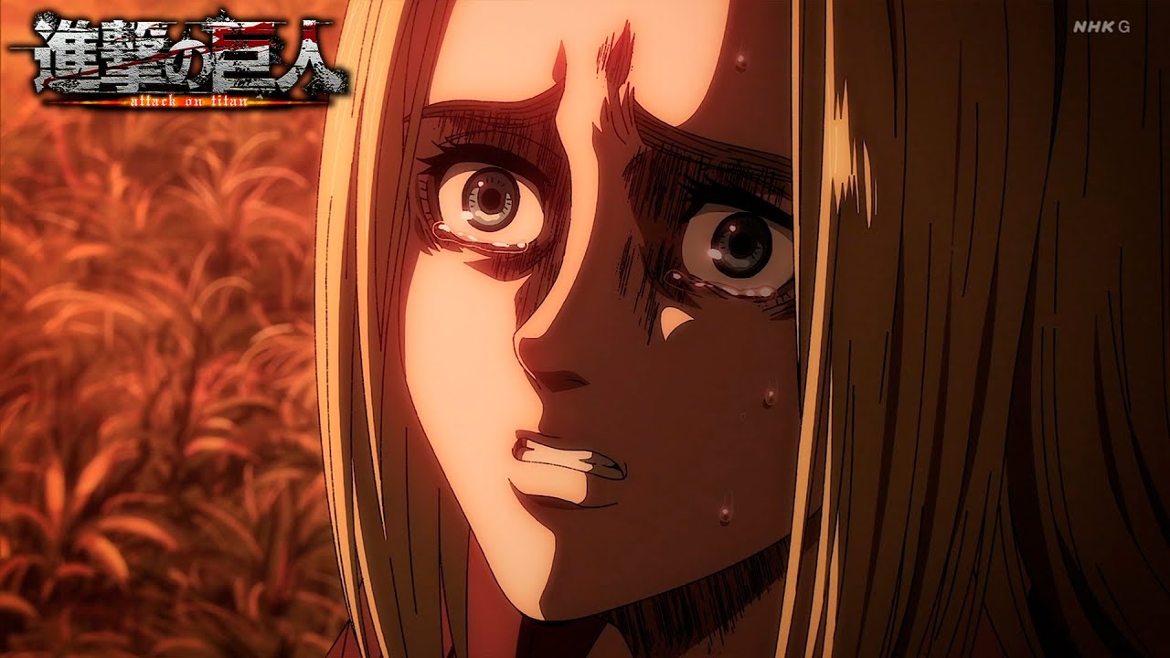 Historia Cries Attack On Titan Episode 87 Season 4 Episode 28 Shingeki