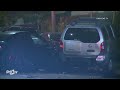 Driver Abandons Dodge Charger After Crash | SOUTH LOS ANGELES, CA
