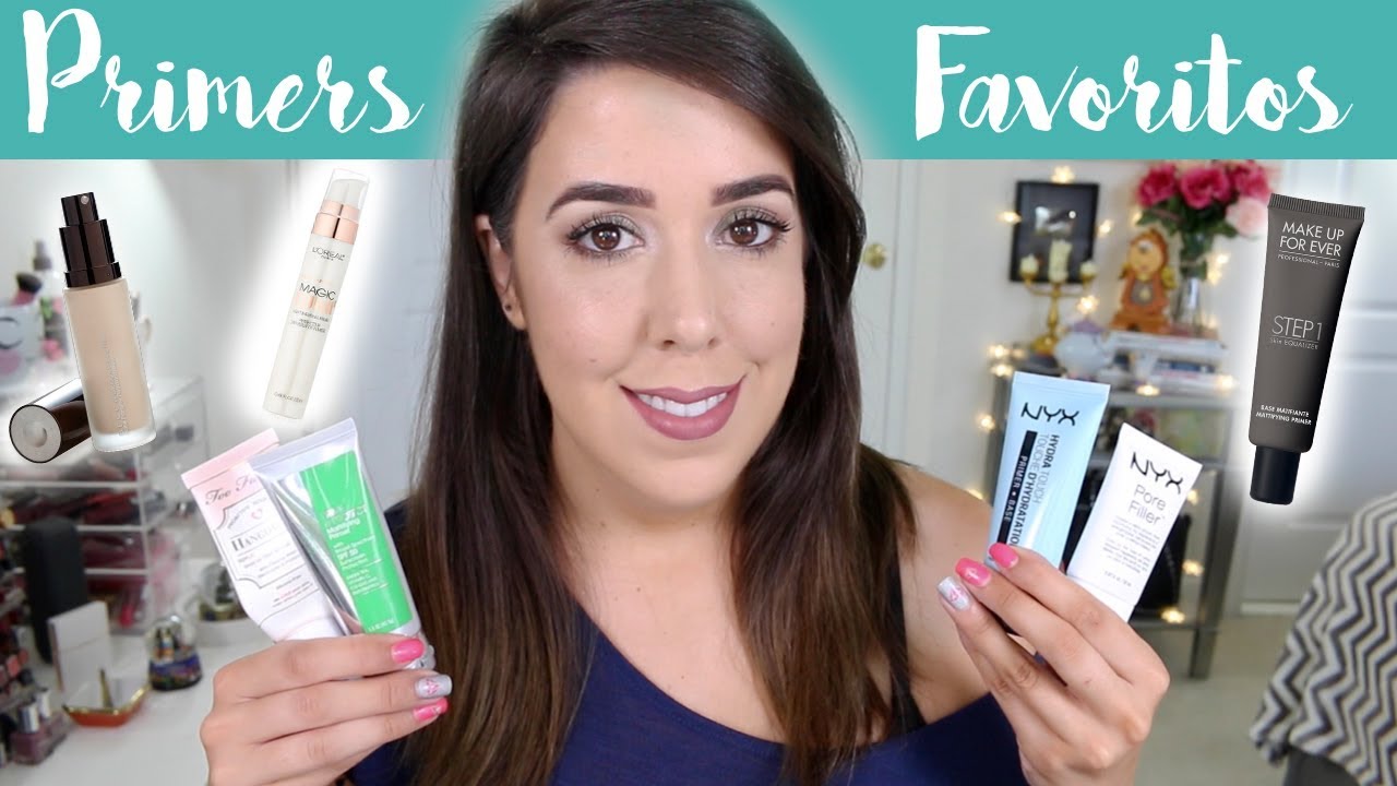 PRIMERS DE ROSTRO FAVORITOS PARA TODO TIPO DE PIELES LOW COST Y ALTA GAMA YouTube