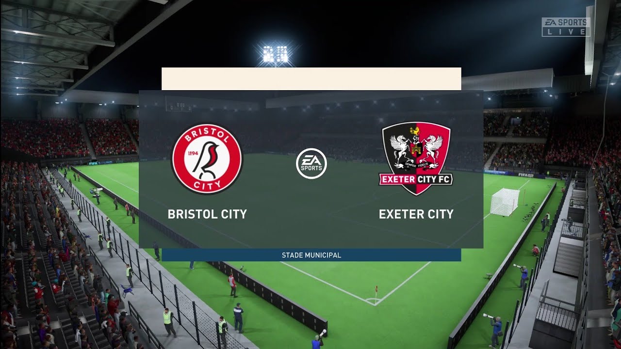 FIFA 23 Bristol City vs Exeter City - Club Friendly Gameplay