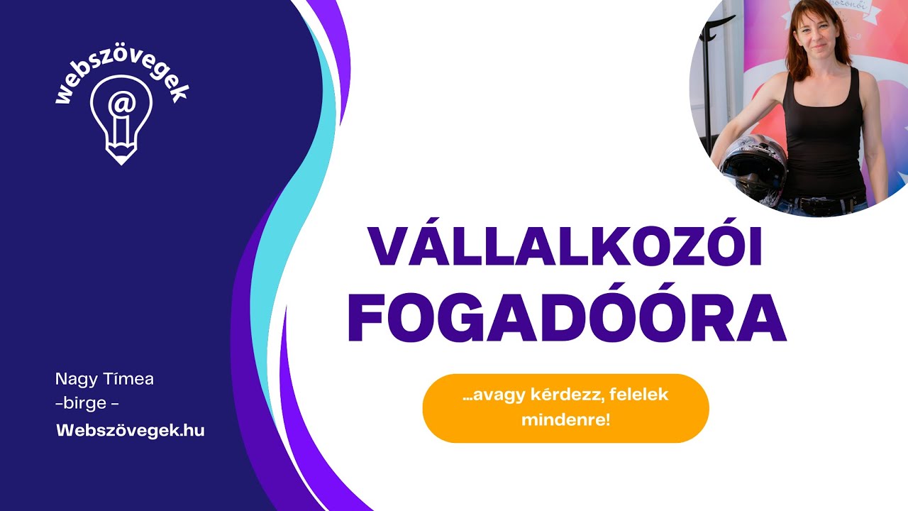 Vállalkozói Fogadóóra