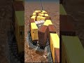 Crazy Massive Train On Circle Bumpy Diamond Tracks 💥 Funny BeamNG.Drive Simulator #shorts