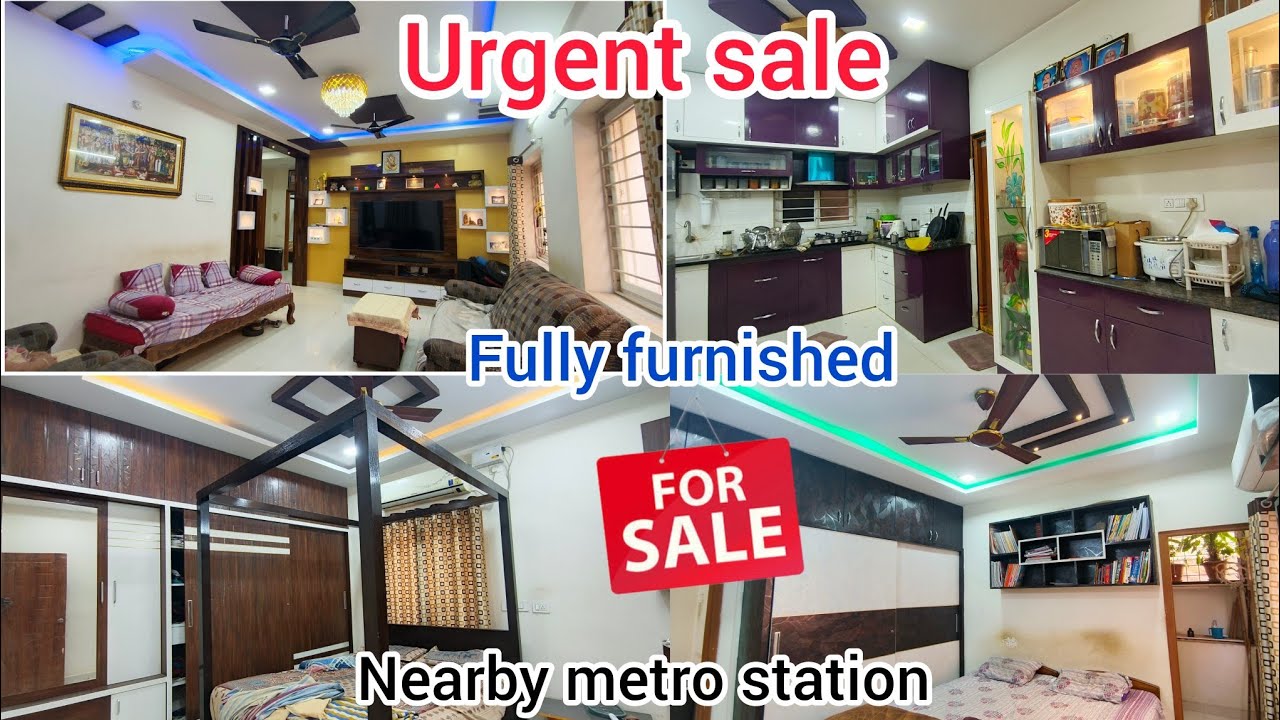 Urgent sale | Fully furnished | Nearby metro station | kphb | Jntu clg