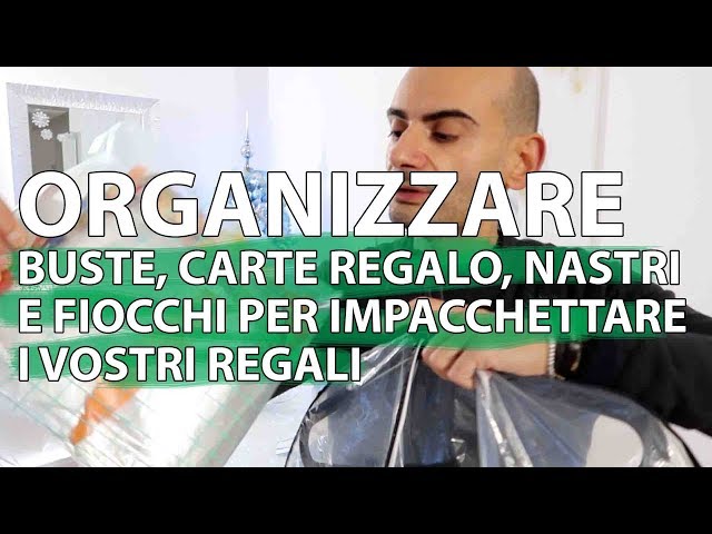 Safana Borsa Organizer Per Carta Regalo – 82,5x34,3 Cm – Con Scomparti E Tasche Per Rotoli, Nastri E Fiocchi – Tessuto Oxford Rosso