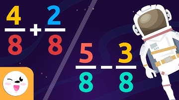 Adding and Subtracting Fractions - Same Denominator - Math for Kids