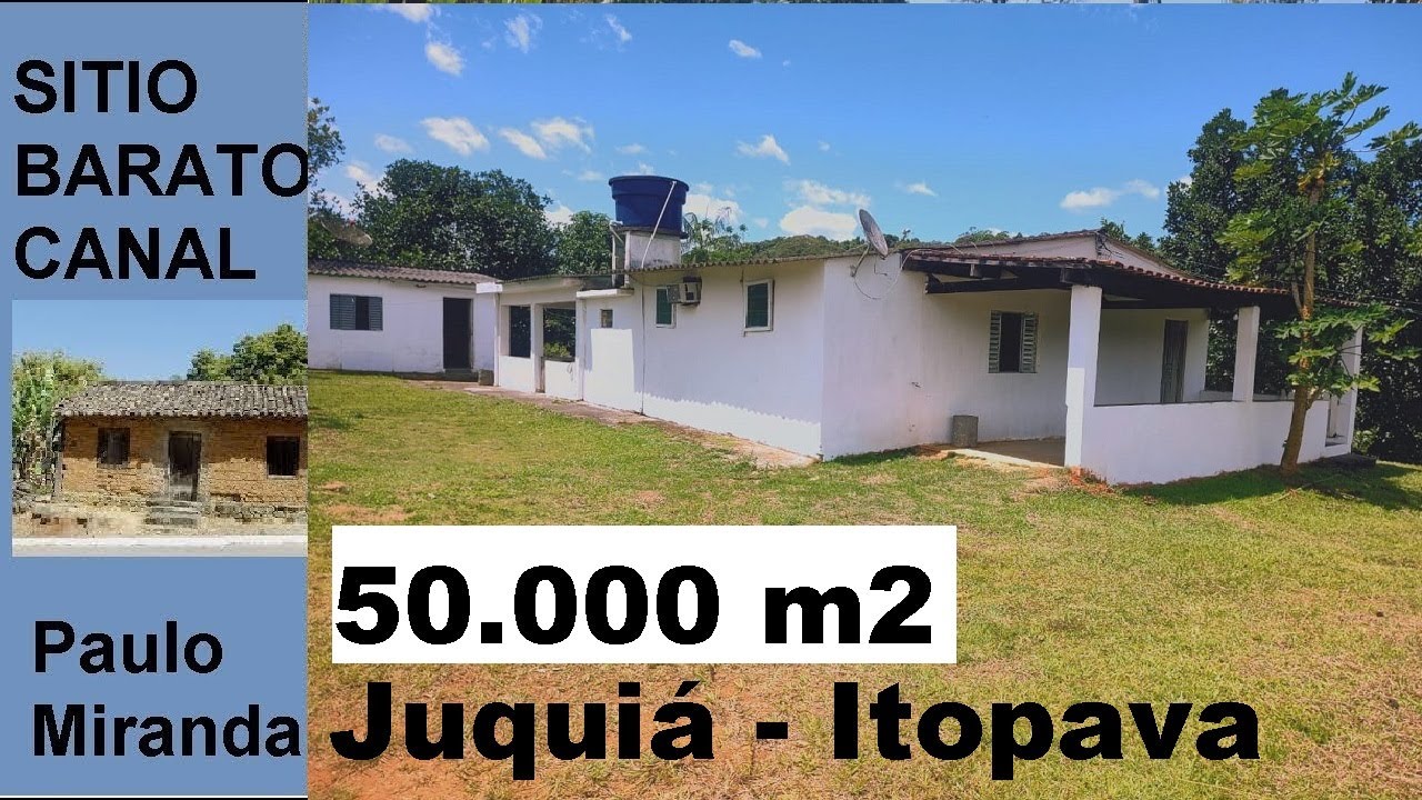 SITIO BOA SORTE VENDE EM JUQUIÁ SP