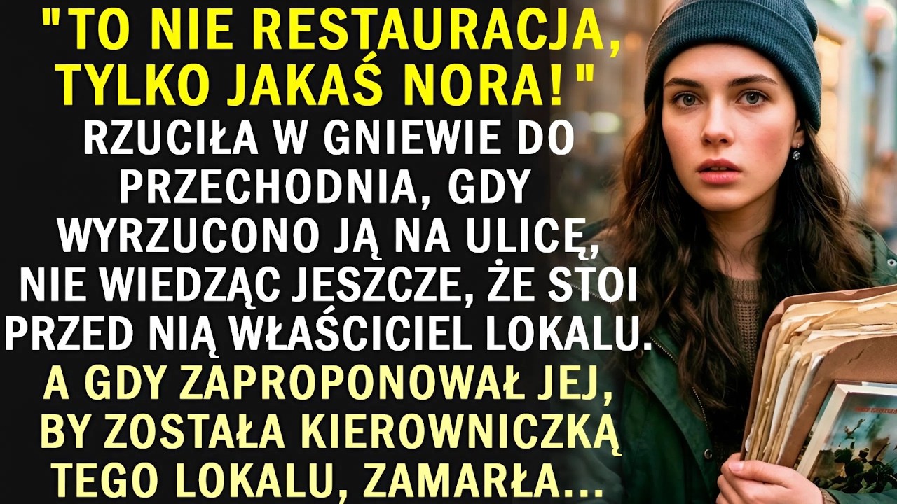Siedziałam przy stoliku w restauracji, gdy zobaczyłam, jak kierownik wytrąca młodej kelnerce tacę z rąk i syczy: „Masz dwie lewe ręce. Potrącę wszystko z pensji”. Wstałam i stanęłam w jej obronie....