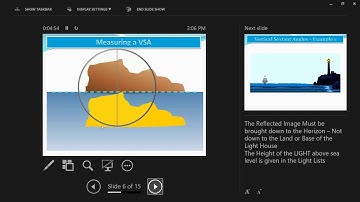 Measuring vertical sextant angles
