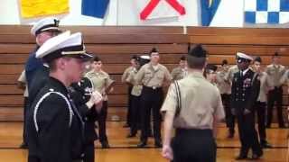 2012 RVRHS NJROTC AMI Andrew Inspection, 4th Platoon Commander