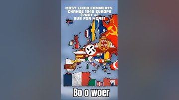 Most liked comments change 1940 Europe! (Part 4) #mapper #mapping #history #map #comment #subscribe
