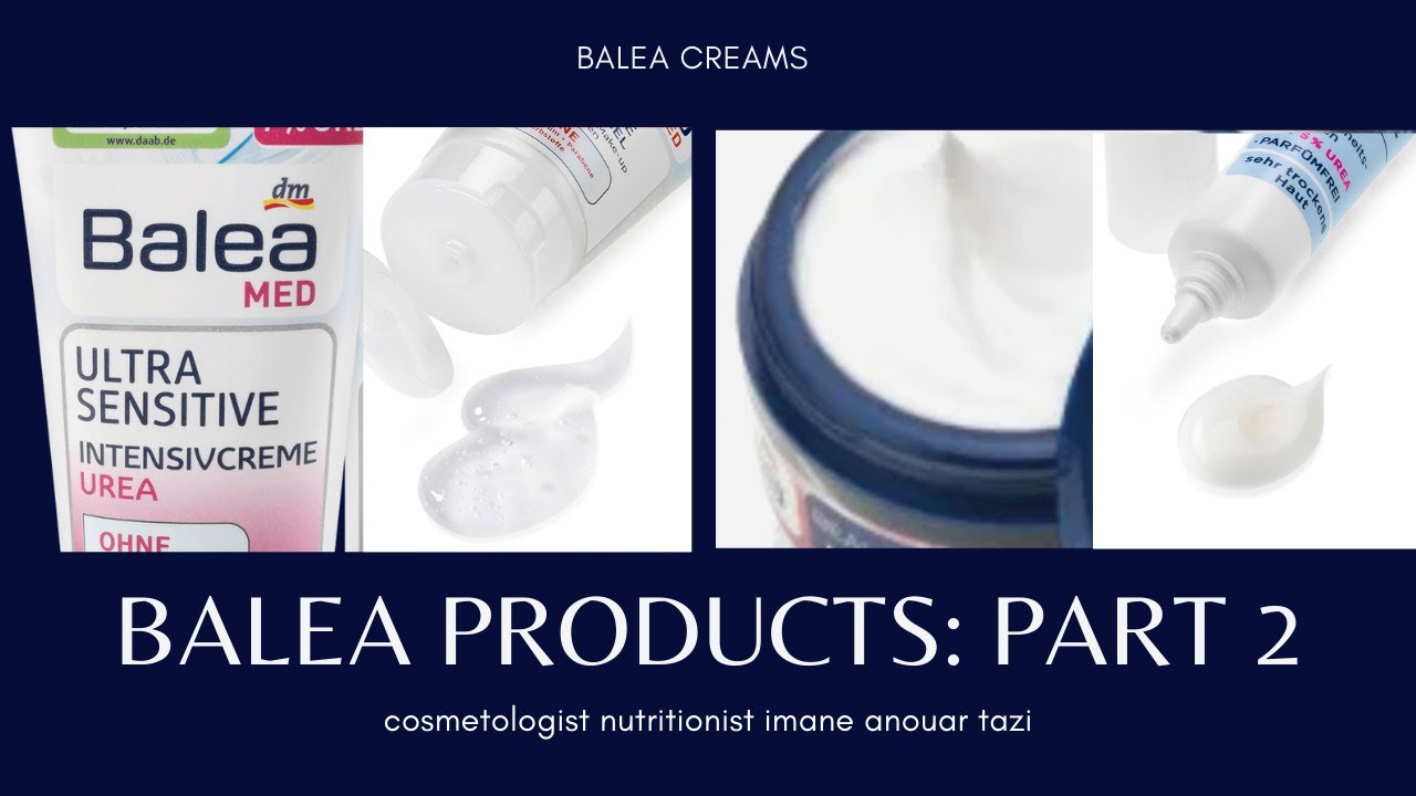 منتجات باليا الألمانية بأقل من 30 درهم جزء 2| كريم نهار  وليل كريمات حول العين للرجال والنساء balea