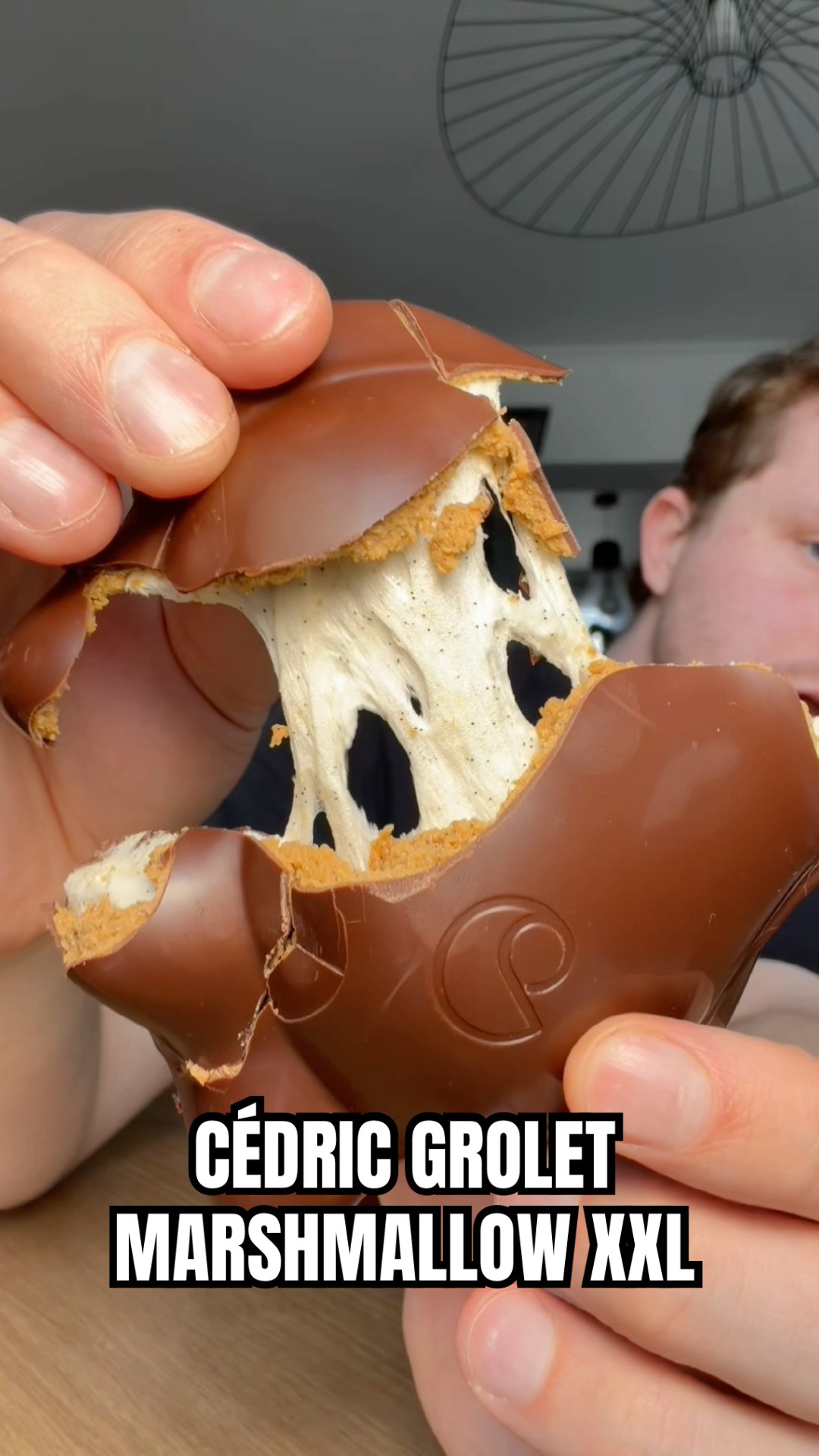 CEDRIC GROLET 5 セドリコ・バニラ マシュマロ ミルクチョコ XXL MARSHMALLOW CÉDRIC GROLET EASTER 😱✨ #food #chocolate #easter