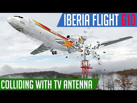 Hitting with an obstacle | Iberia 610 air crash