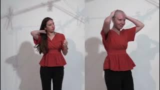 Beautiful girl long to bob undercut,  | forced headshave haircut and eye brow|crying haircut 