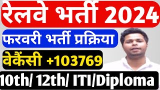 Railway New Vacancy 2024 | Railway Group D New Recruitment 2024 | RRB Group D New  Vacancy 2023